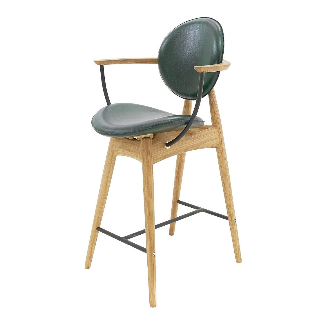 Полубарный стул Анастасия комфорт с подлокотниками