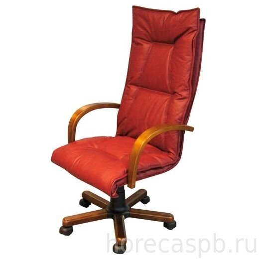 Кресло для руководителя «Вега» дерево